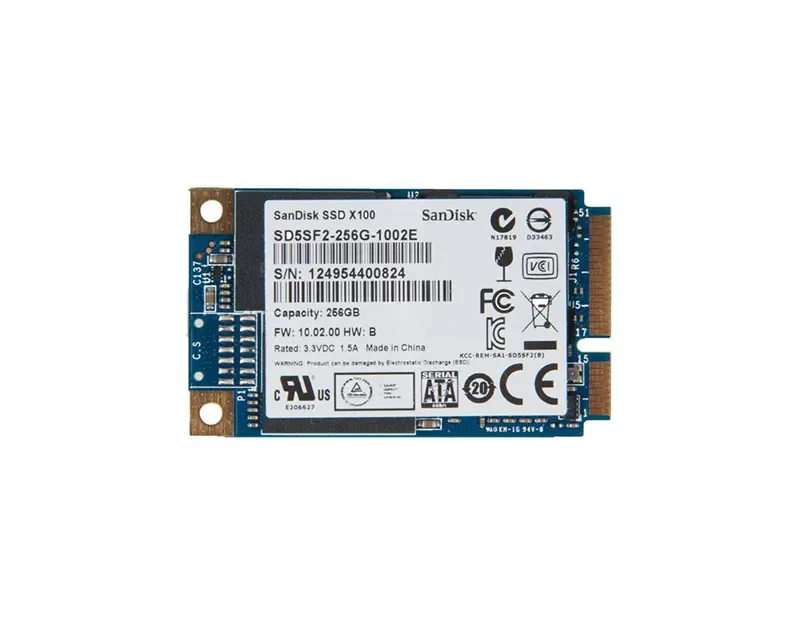 SD5SF2-256G - SanDisk X100 256GB Multi-Level Cell SATA 6Gb/s mSATA Solid State Drive