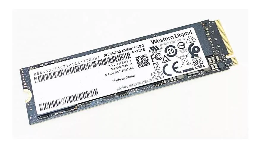 SDBPNTY-1T00-10SB - Western Digital PC SN730 Series 1TB PCI Express 3.0 x4 NVMe M.2 2280 Solid State Drive