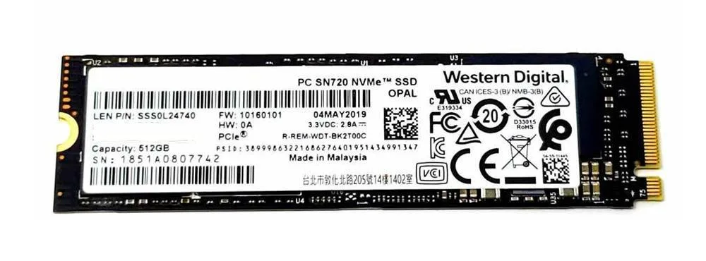 SDBPNTY-512G - Western Digital PC SN730 512GB Triple-Level Cell PCI Express 3.0 x4 NVMe M.2 2280 Solid State Drive