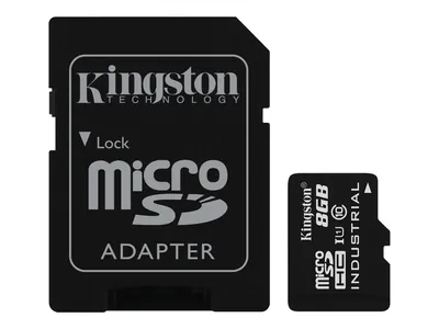 Kingston SDCIT/8GB 8GB Class 10 microSDHC UHS-I Industrial Temp Flash Memory Card