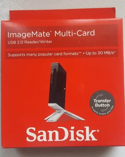 SDDR-199-E20 - SanDisk ImageMate USB 2.0 FlashCard Reader/Writer - Memory Stick Memory Stick PRO MMCmobile MMCplus MultiMediaCard (MMC) Reduced Size M