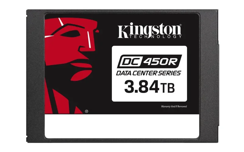 Kingston SEDC450R/3840G Data Center DC450R Series 3.84TB TLC SATA 6Gbps (AES 256-bit) 2.5-inch Solid State Drive