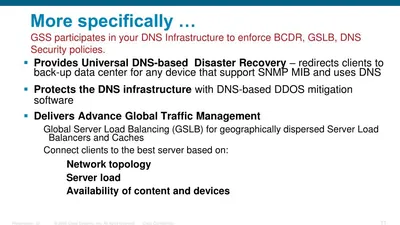 SF-GSS-DDOSLIC-WITH-EQUAL - Cisco Global Site Selector DDoS Mitigation Software License 1 Appliance