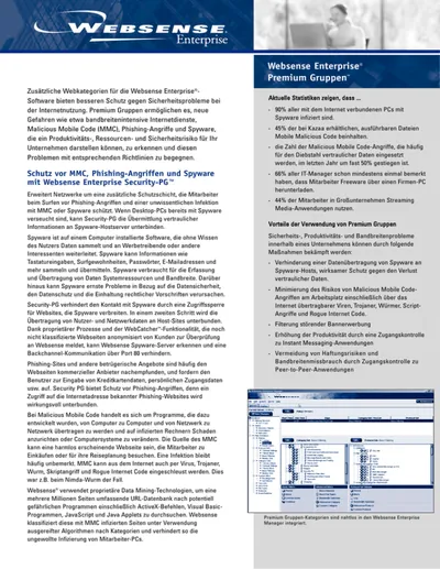 SF-WP324 - Cisco Websense Enterprise Premium Group III Maintenance 1 User 2Year