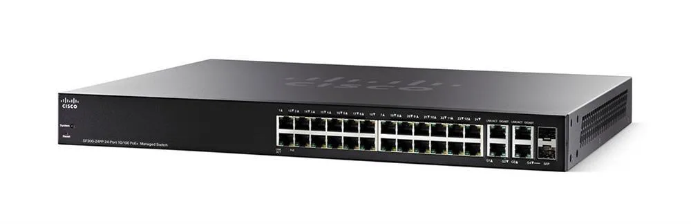SF300-24PP-K9-UK - Cisco Network Switch