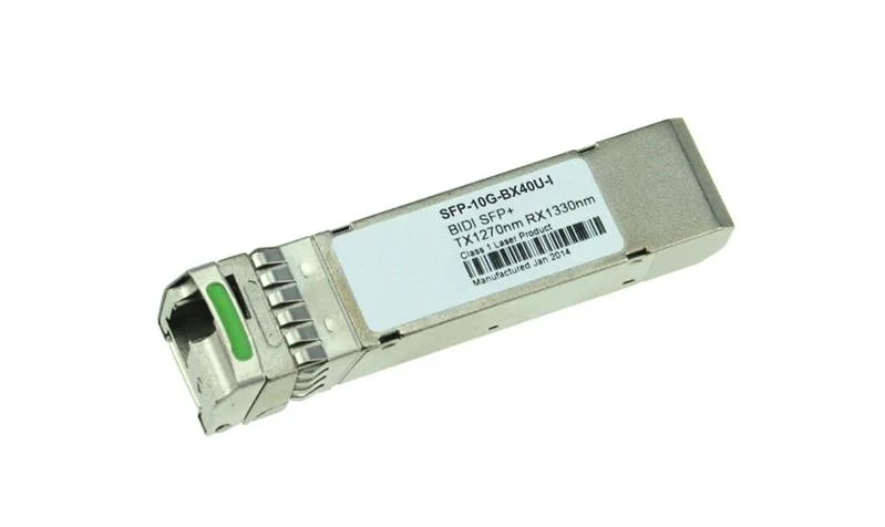 SFP-10G-BX40U-I - Cisco Single-Mode 10Gbps 10GBase-BX Fiber 40km 1270nmTX/1330nmRX LC Connector SFP+ Transceiver Module