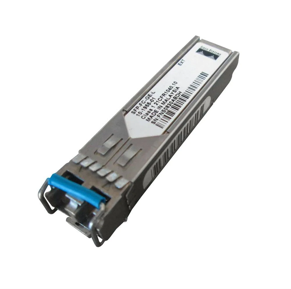 Cisco SFP-FCGE-L/CISCO 1Gbps 1000Base-LX/LH Single-Mode Fiber 10km 1310nm Duplex LC Connector SFP Transceiver Module