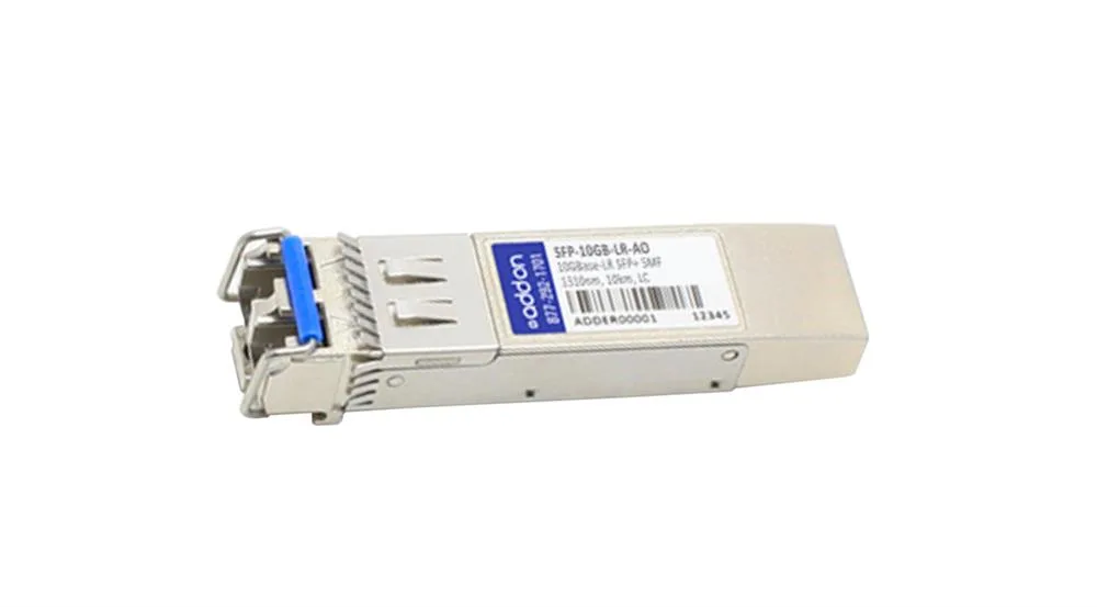 SFP10GBLRAO - Addonics 10Gbps 10GBase-LR Single-mode Fiber 10km 1310nm LC Connector SFP+ Transceiver Module