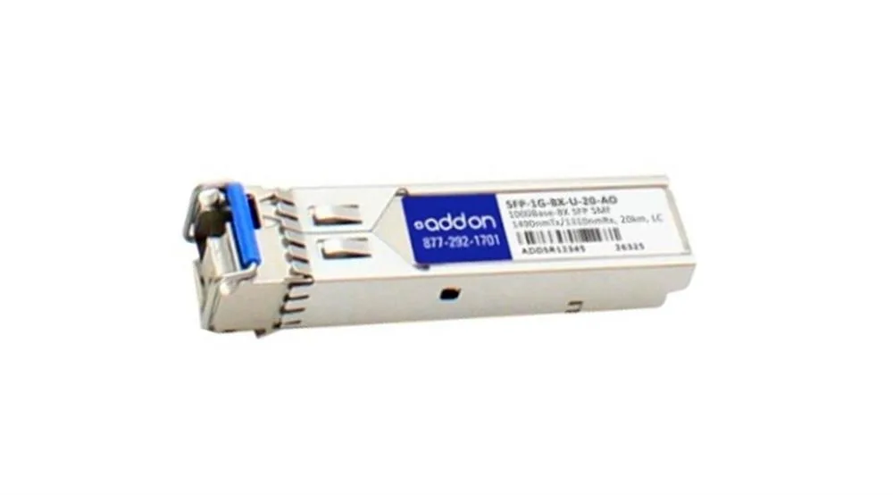SFP1GBXU20AO - Addonics 1Gbps 1000Base-BX SFP Transceiver Module