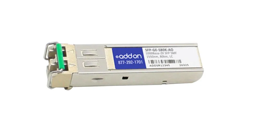 SFPGES80KAO - Addonics 1000BaseZX SFP Transceiver Module