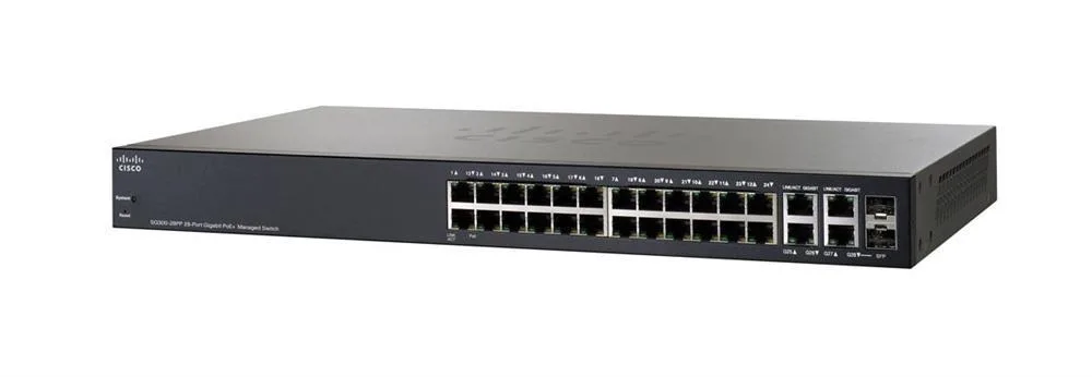 SG300-28PP-K9UK-RF - Cisco Network Switch