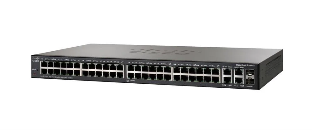 SG300-52MP-K9UK-RF - SG300-52MP-K9-NA Cisco Layer-3 Network Switch