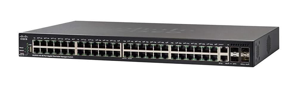 SG350X-48P-K9NA-RF - Cisco Layer-3 Network Switch
