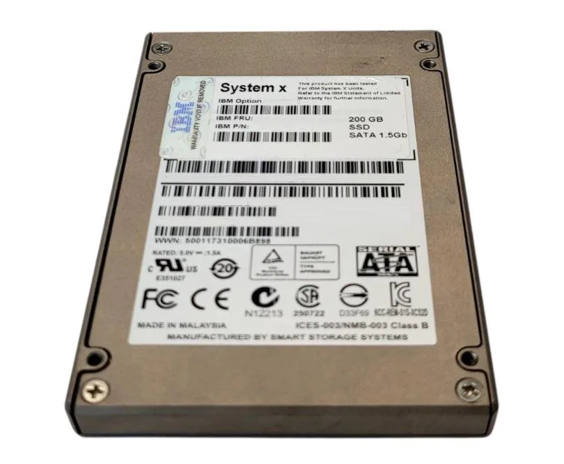 SG9XCS2D - IBM 200GB MLC SATA 3Gb/s Hot Swap 2.5-inch Solid State Drive