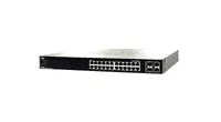 SGE2000P - Cisco 24-Ports PoE 24 x 10/100/1000Base-T + 4 x SFP Combo Layer 3 Managed Gigabit Ethernet Network Switch