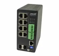 SISPM1040-582-LRT - Transition Networks 8-Port 10/100/1000Base-T / 1000Base-X PoE++ SFP (mini-GBIC) Layer 4 Wall-Mountable Ethernet Switch