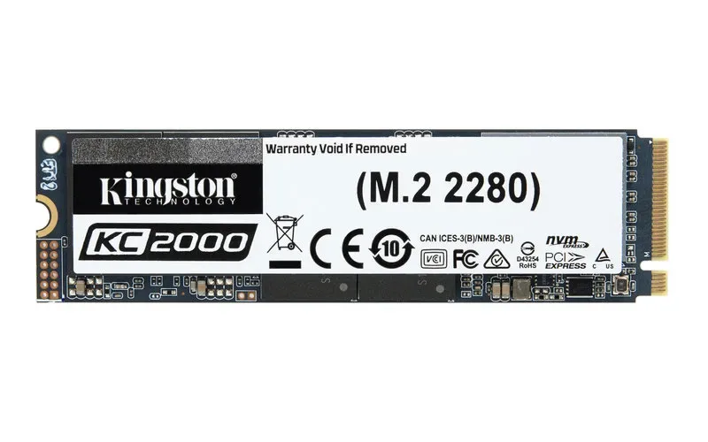 Kingston SKC2000M8/250G KC2000 Series 250GB TLC PCI Express 3.0 x4 NVMe (AES-256 / TCG Opal 2.0) M.2 2280 Solid State Drive