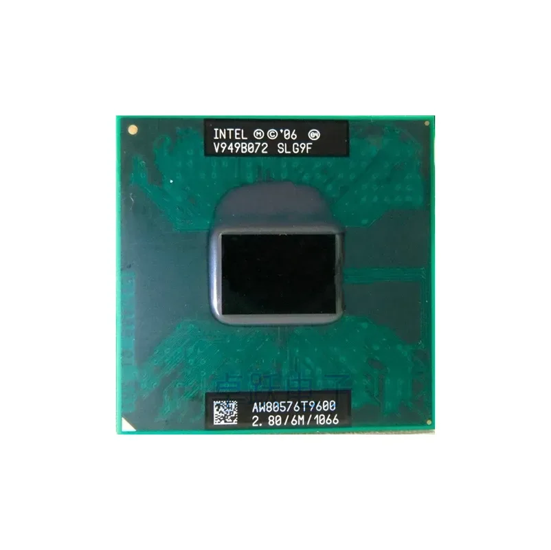 SLB43 - Intel Core 2 Duo T9600 2.80GHz Socket BGA479 1066MHz FSB 6MB L2 Cache Processor