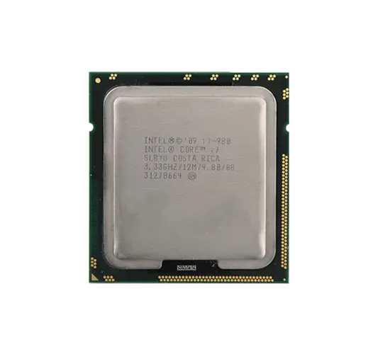SLBYU - Intel Core i7-980 6 Core 3.33GHz 4.80GT/s QPI 12MB L3 Cache Socket FCLGA1366 Processor