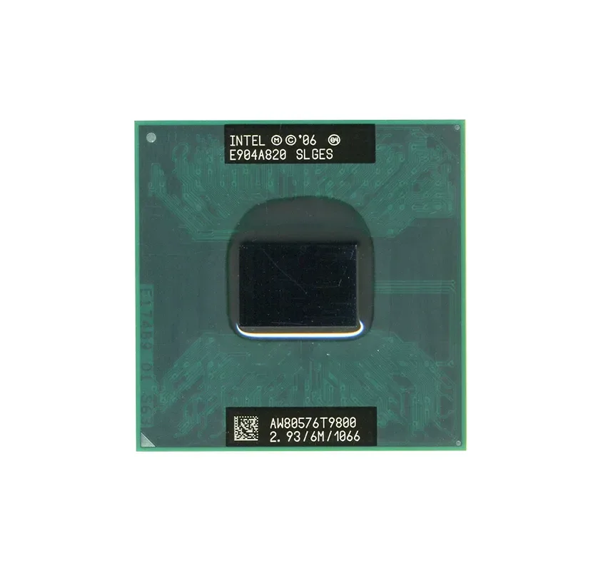 SLGES - Intel Core 2 Duo T9800 2.93GHz Socket PGA478 1066MHz FSB 6MB L2 Cache Processor