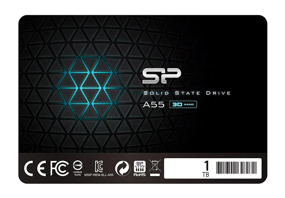 SP001TBSS3A55S25 - Silicon Power Ace A55 1TB SATA 6Gb/s 2.5-inch Solid State Drive