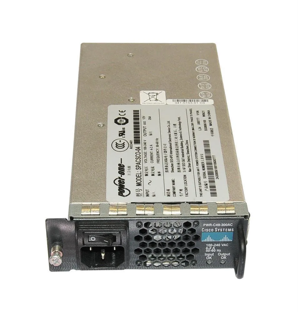 SPACSCO-12 - Cisco 300-Watts AC Power Supply for MDS 9100 Series Fabric Switches