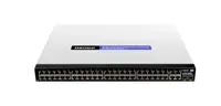 SRW248G4P - Linksys 48-Port 10/100 + 4-Port Managed Gigabit Ethernet Switch with Webview PoE