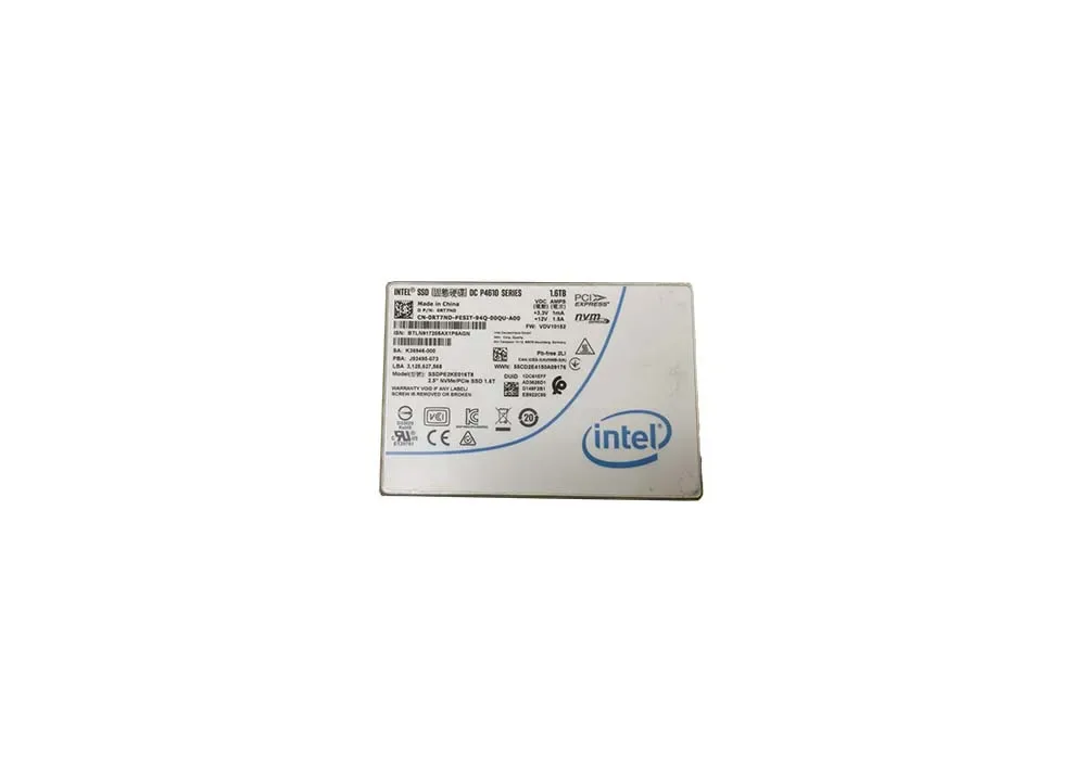 SSDPE2KE016T8 - Intel DC P4610 1.6TB PCI Express 3.1 NVMe 2.5-inch Solid State Drive