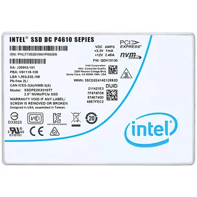 SSDPE2ME012T410 - Intel Data Center P3600 Series 1.2TB PCIe NVMe 3.0 x4 2.5-inch MLC Solid State Drive