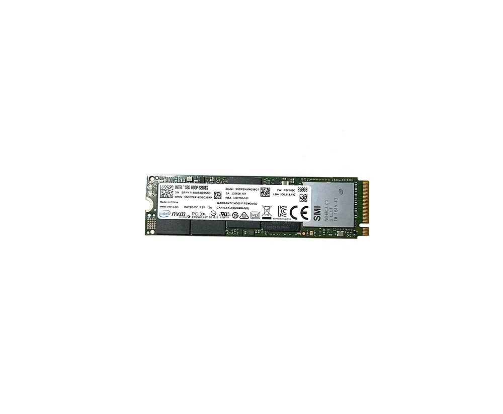 SSDPEKKA256G7 - Intel P3100 Series 256GB TLC PCI-Express 3.0 x4 Solid State Drive for R1208WFTYS Server