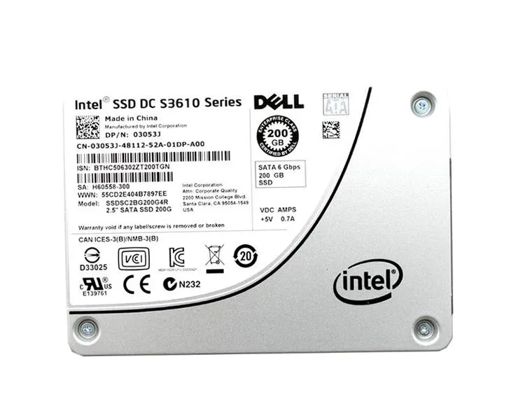 SSDSC2BG200G4R - Intel 200GB Single-Level Cell (SLC) SATA 6Gb/s 2.5-inch Solid State Drive