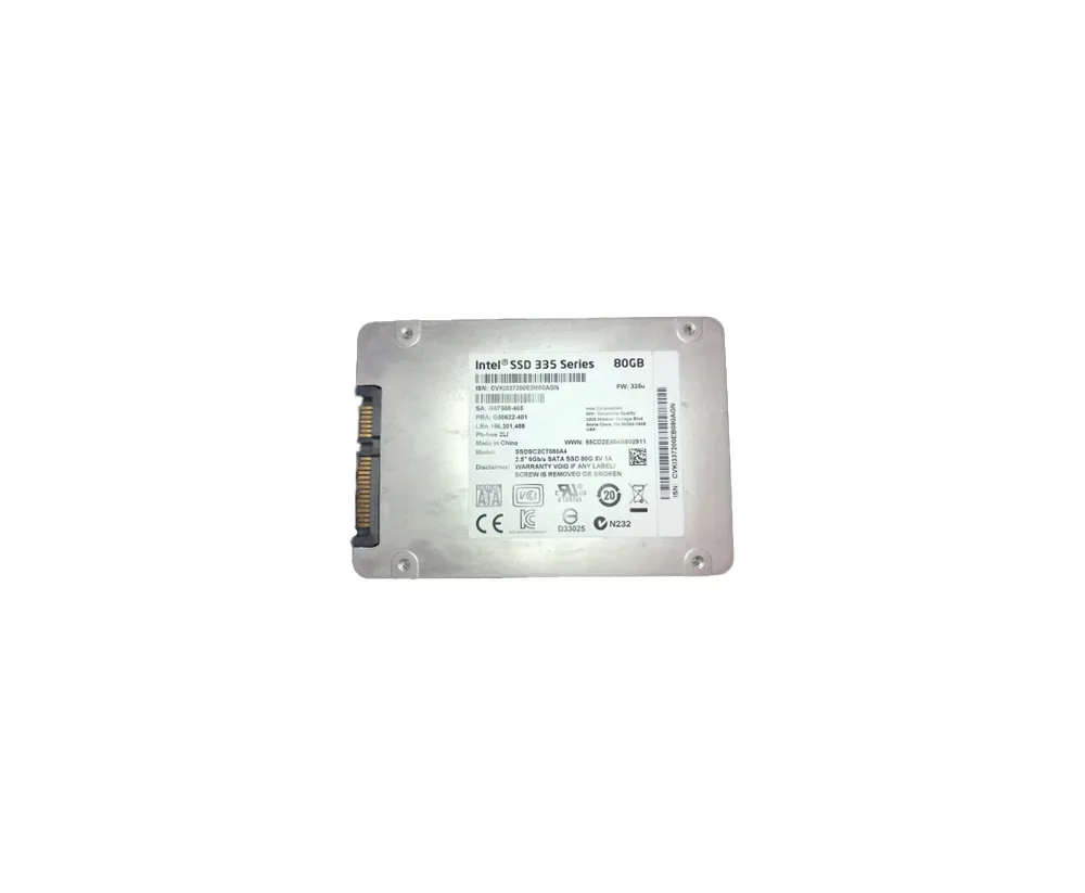 SSDSC2CT080A4 - Intel 335 Series 80GB Multi-Level Cell (MLC) SATA 6Gb/s 2.5-inch Solid State Drive