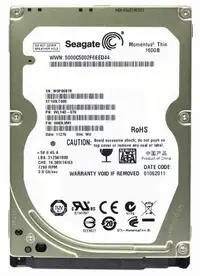 ST160LT000 - Seagate 160GB 7200RPM SATA 6Gb/s 2.5-inch Hard Drive