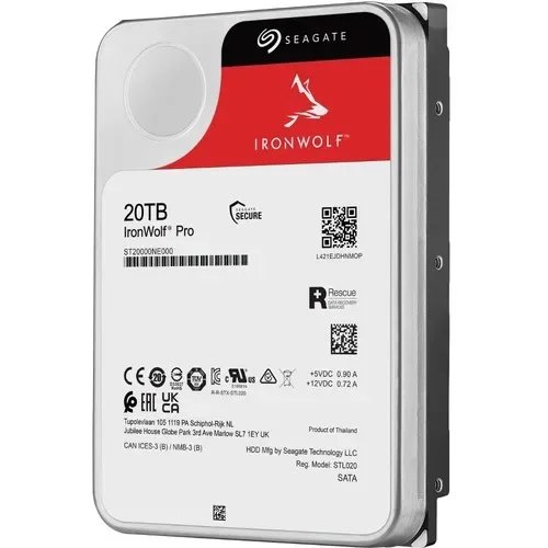 ST20000NE000 - Seagate IronWolf Pro 20TB SATA 6Gb/s 7200RPM 256MB Cache 3.5-inch Hard Drive