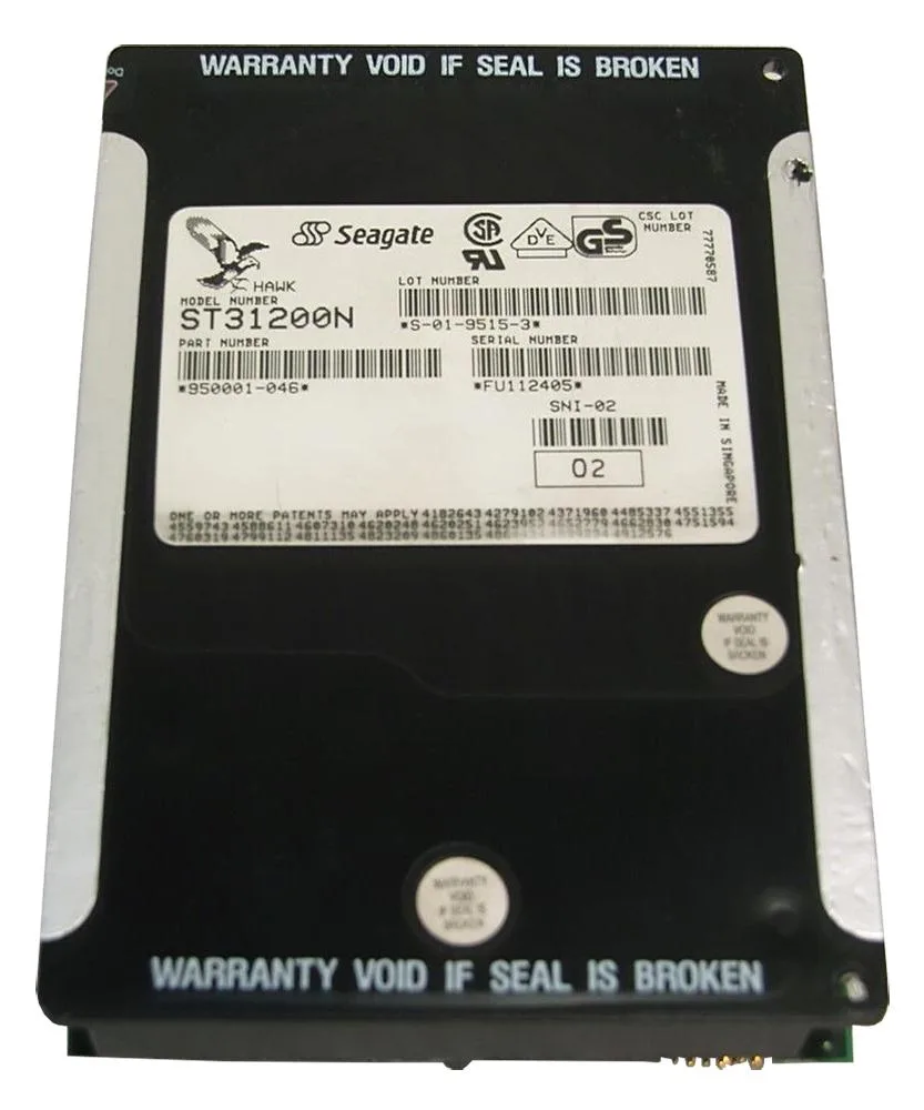 ST31200N - Seagate 1GB 5400RPM Fast SCSI 3.5-inch Hard Drive