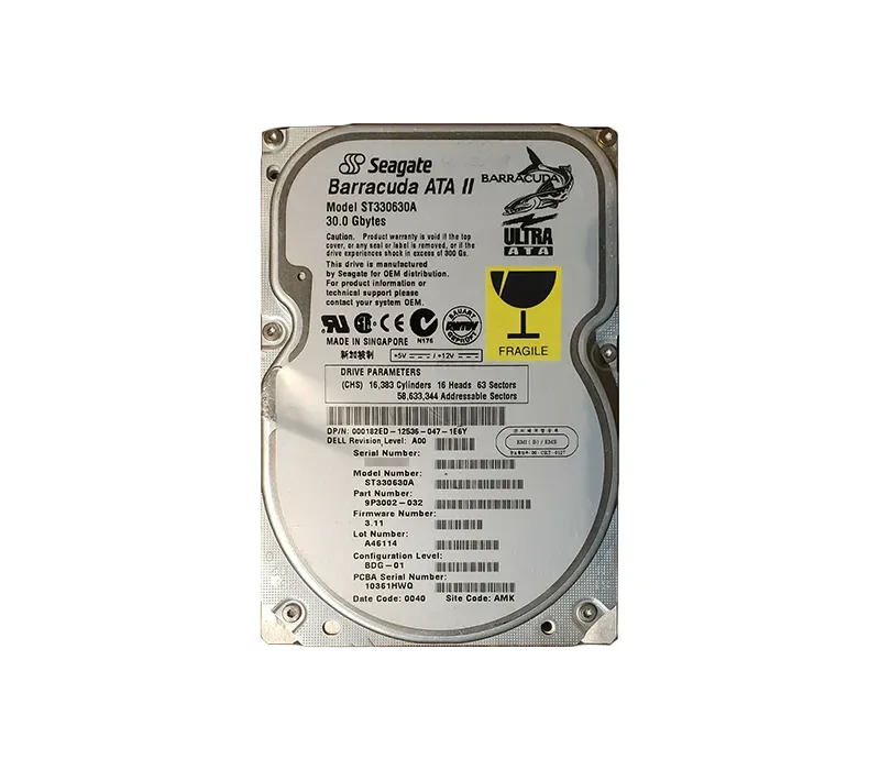ST330630A - Seagate BarraCuda 30.6GB 7200RPM ATA-66 2MB Cache 3.5-inch Hard Drive