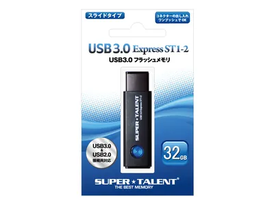 ST3U56S12K Super Talent 256GB Express ST1-2 USB 3.0 Flash Drive