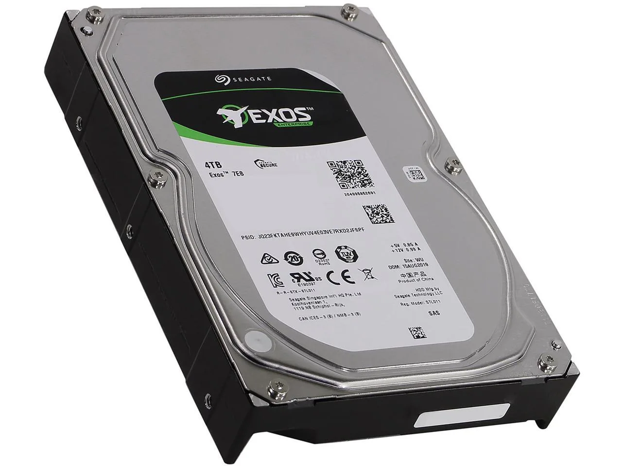 ST4000NM003A - Seagate Exos 7E8 4TB 7200RPM SAS 12Gb/s 256MB Cache 512n 3.5-inch Hard Drive