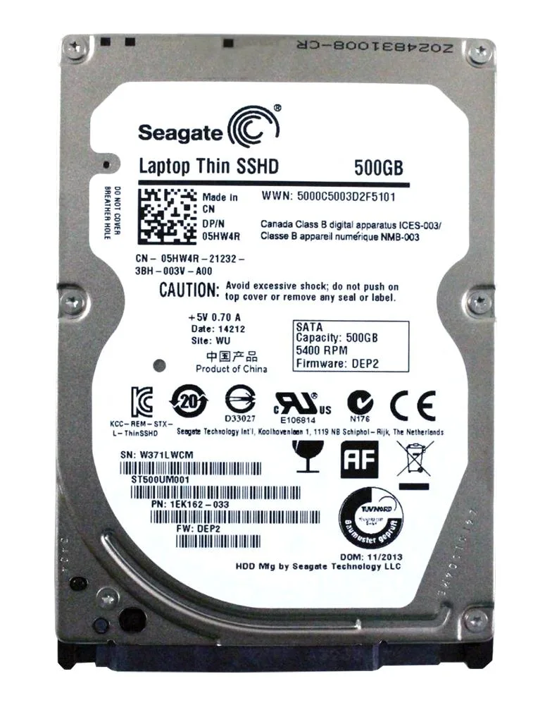 ST500UM001 - Seagate 500GB 5400RPM SATA 2.5-inch Laptop Hard Drive for Latitude E6420