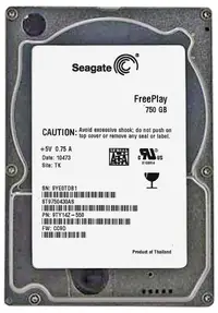 ST9750430AS - Seagate FreePlay 750GB 5400RPM SATA 3Gb/s 8MB Cache 2.5-inch Hard Drive