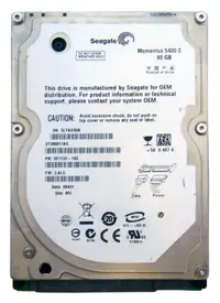ST980811AS - Seagate Momentus 80GB 5400RPM SATA 1.5Gb/s 8MB Cache 2.5-inch Hard Drive