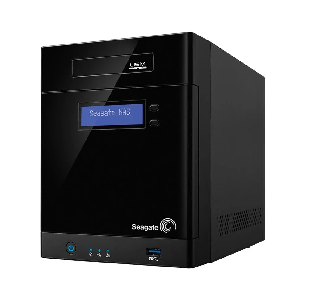 STBP8000100 - Seagate Business Storage 8TB (2 x 4TB) 4-Bay NAS Server