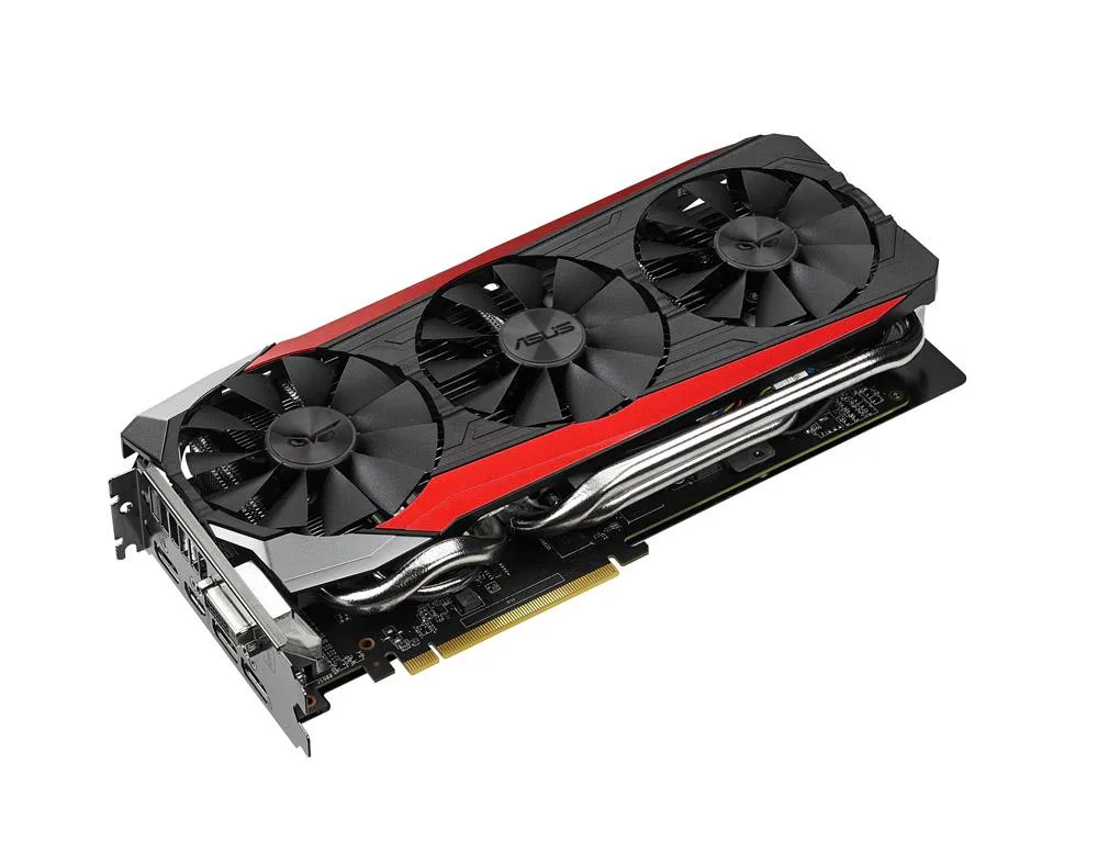STRIX-R9390-DC3OC-8G - Asus AMD Radeon R9 390 8GB GDDR5 512-Bit DVI / HDMI / 3x DisplayPort PCI-Express x 3.0 Video Graphics Card