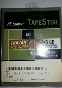 STTM8 - Seagate STTM8 Travan Data Cartridge - Travan - 4GB (Native) / 8GB (Compressed)