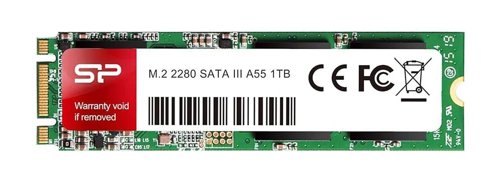 SU001TBSS3A55M28AB - Silicon Power A55 1TB Single-Level Cell SATA 6Gb/s M.2 2280 Solid State Drive