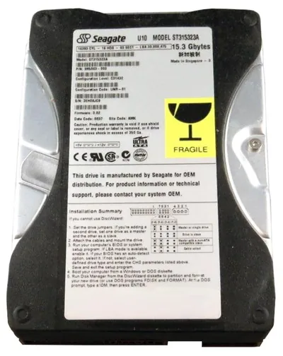 Samsung SV1533D/TGE 15.3GB 5400RPM ATA-66 3.5-inch Hard Drive