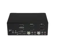 SV231DPDDUA - StarTech 2-Port Dual DisplayPort KVM Switch With Audio and USB 2.0 Hub