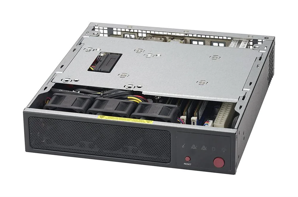 SYS-E200-8D Supermicro SuperServer SYS-E200-8D FCBGA 1667 Mini-1U Server Barebone System (Black)