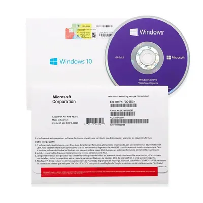 HP T5Z36AV#ABA Microsoft Windows 10 Pro 64-bit License 1 License CTO