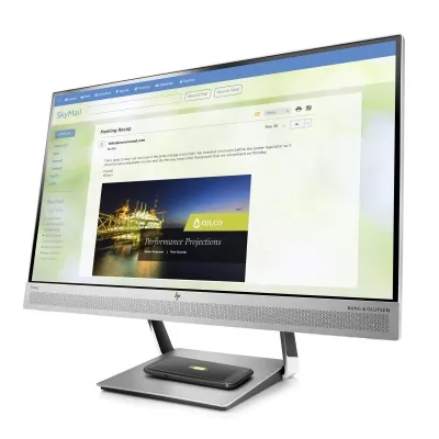 HP T7B66AA#ABA EliteDisplay S240uj 23.8-inch 2560 x 1440 TFT Active Matrix DisplayPort / HDMI / USB 3.0 / Headphones Wireless Charging LED Monitor